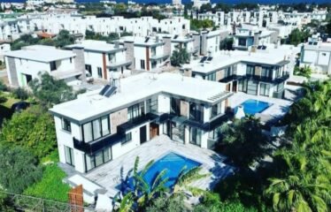 Zeytinlik’de Göz Kamaştırıcı Modern Mimariye Sahip Havuzlu Villa